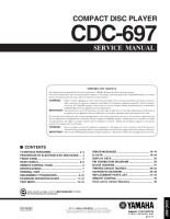 Yamaha CDC-697 - Service Manual 
